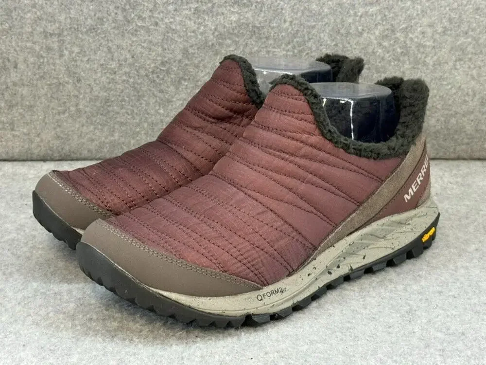 Merrell Antora Slip On Sneaker Moc Style Marron Vibram Sole - Women's Size 7.5